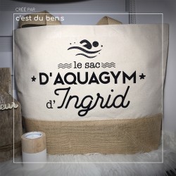 Le sac d'aquagym de "prénom"