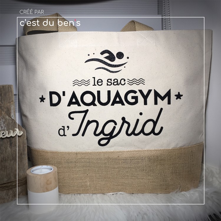 Le sac d'aquagym de "prénom" Le sac d'aquagym de "prénom"