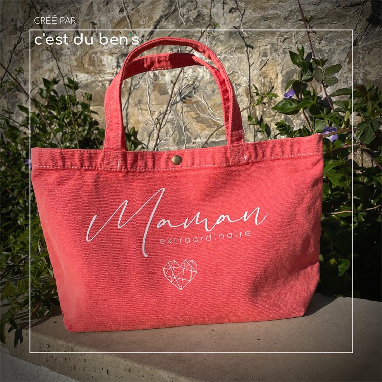 Sac coton Maman extraordinaire Sac coton Maman extraordinaire