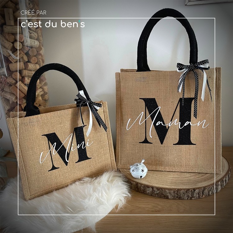 Sac jute Maman