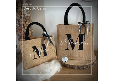 Sac jute Maman