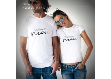 T-shirt couple "Apprivoise-moi" - Homme