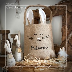 Sac jute oreilles de lapin