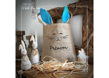 Sac jute oreilles de lapin