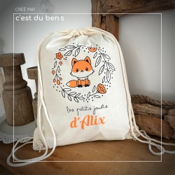 Sac de gym petit renard