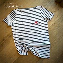 T-shirt Marinière "Prénom enfant"