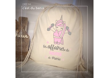 Sac de gym Licorne