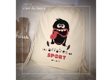 Sac de sport petit monstre