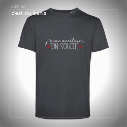 T-shirt "J'aime accélérer ton souffle" - Homme