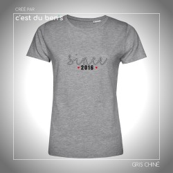 T-shirt "Since année" - Femme
