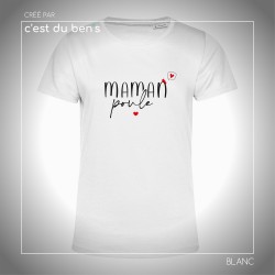 T-shirt "Maman poule" - Femme