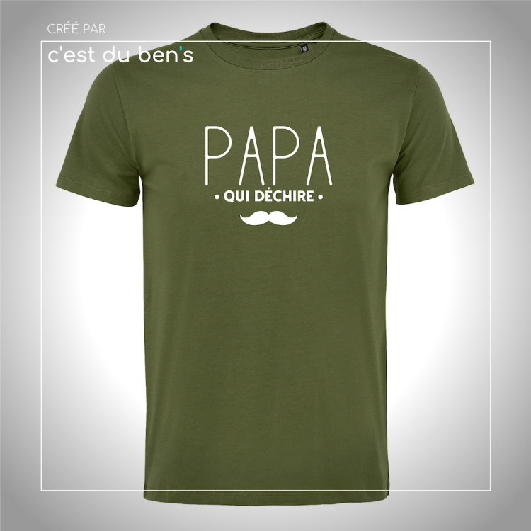 T-Shirt Un Beau-Papa Qui déchire Pour homme